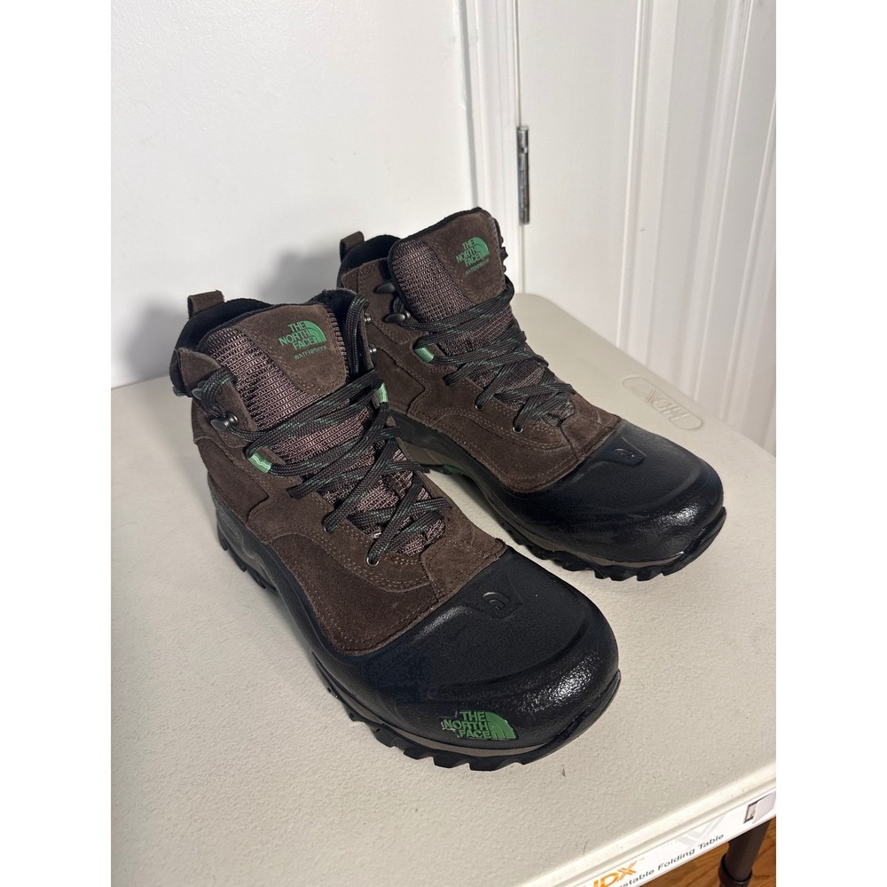 The North Face Chilkat II Men Brown Waterproof Insulated Winter Hiking Boot 10.5